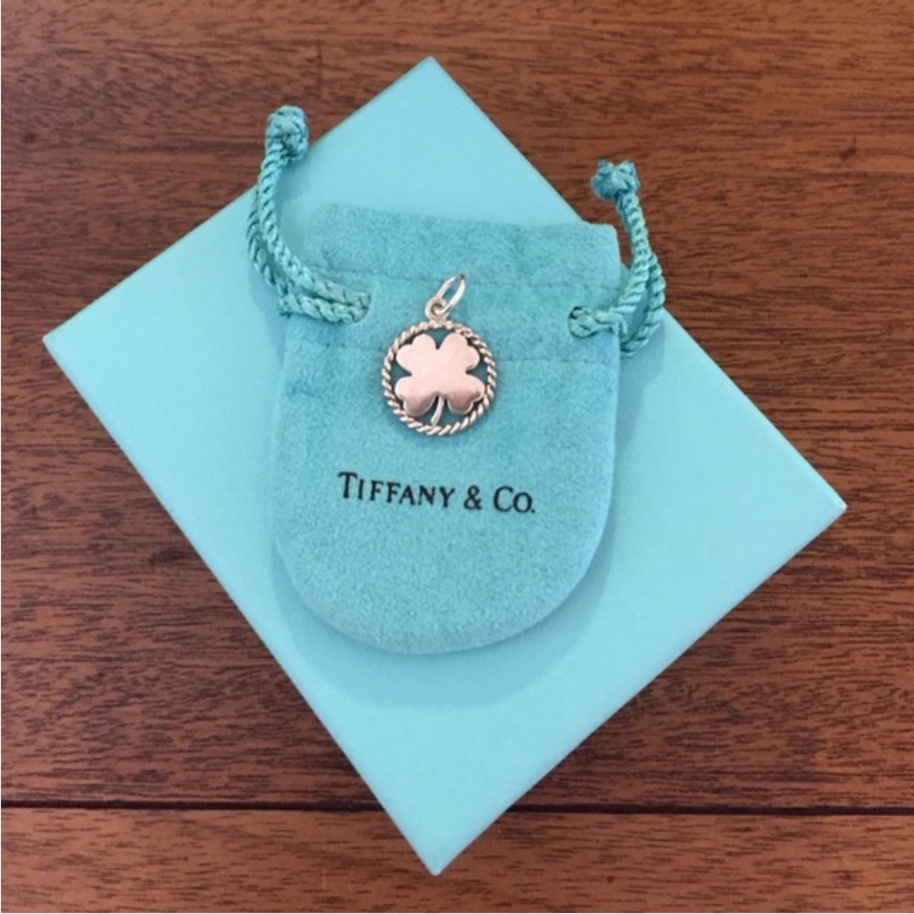 Authentic Tiffany & Co. Silver Four-Leaf Clover Charm Sold Out